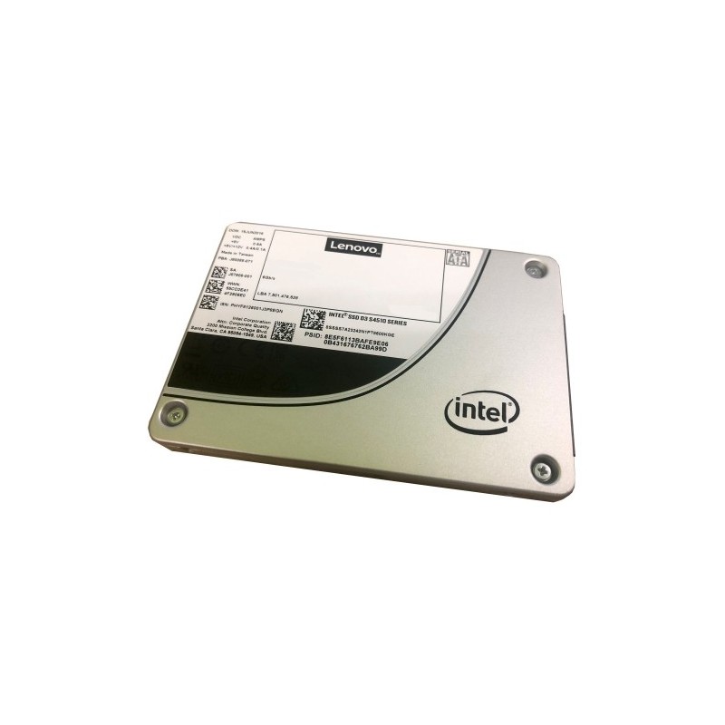 Lenovo ThinkSystem ST50 3.5'' Intel S4510 480GB Entry SATA 6Gb Non Hot Swap SSD - 4XB7A14915