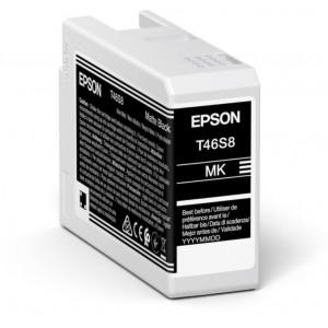 Epson Singlepack Matte Black T46S8 UltraChrome Pro 10 ink 25ml - C13T46S800
