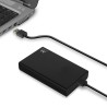 EWENT Caixa Externa para HDD SSD SATA de 2.5'' USB 3.2 de 1ª geração (USB 3.0) com montagem sem parafusos - EW7044