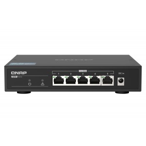 QNAP QSW-1105-5T - Interruptor - sem gestão - 5 x 10 100 1000 2.5G - desktop