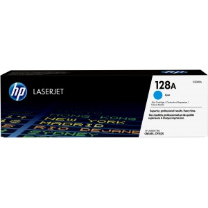 HP 128A Cyan LaserJet Print Cartridge - CE321A