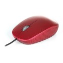 NGS Rato otico com fio USB 1000 dpi, 2 botões + scroll - Vermelho - REDFLAME
