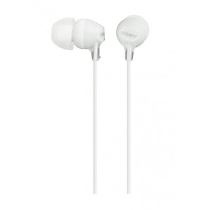 Sony MDR-EX15LPW Branco - Auscultadores de tipo auricular fechado -