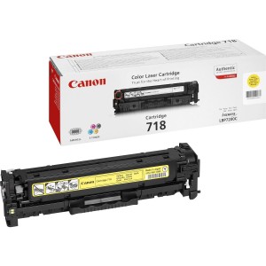 Canon 718 Y - Cartridge Yellow para LBP7200Cdn - 2659B002AA