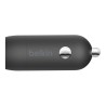 Belkin BOOST CHARGE - Adaptador de energia para automóvel - 20 Watt - Fast Charge (USB-C) - preto