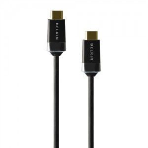 Belkin High Speed HDMI Cable - Cabo HDMI - HDMI macho para HDMI macho - 1 m - preto