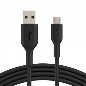 Belkin BOOST CHARGE - Cabo USB - Micro USB Tipo B (M) para USB (M) - 1 m - preto
