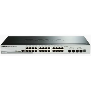 D-link 24-Port 10 100 1000Mbps Gigabit Stackable Smart + 4 x 10G SFP+ ports - DGS-1510-28X E