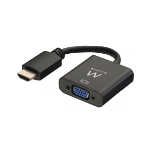 EWENT Conversor HDMI - VGA com audio 0.15m - EW9864