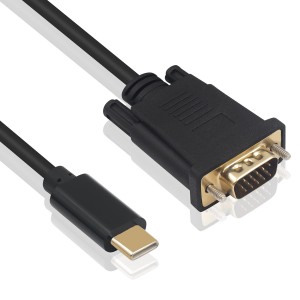 EWENT USB Type C to VGA Graphic Cable adapter 1.8m - EC1052