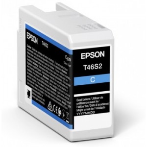 Epson Singlepack Cyan T46S2 UltraChrome Pro 10 ink 25ml - C13T46S200