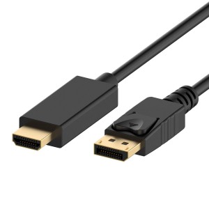 EWENT Cabo Adaptador DisplayPort para HDMI 1.2, gold-plated, 1.0m - EC1430
