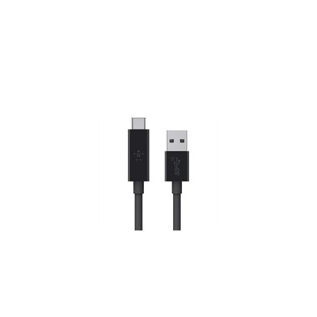 Belkin 3.1 USB-A to USB-C Cable - Cabo USB - USB Tipo A (M) para USB-C (M) - USB 3.1 - 91.4 cm - preto -