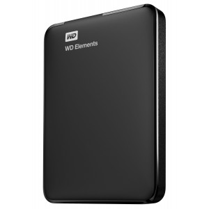 WD Elements Portable WDBUZG0010BBK - Disco rígido - 1 TB - externa (portátil) - USB 3.0