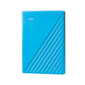WD My Passport WDBYVG0020BBL - Disco rígido - encriptado - 2 TB - externa (portátil) - USB 3.2 Gen 1 - 256-bits AES - azul