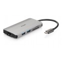 D-link 8-in-1 USB-C Hub with HDMI Ethernet Card Reader Power Delivery - DUB-M810