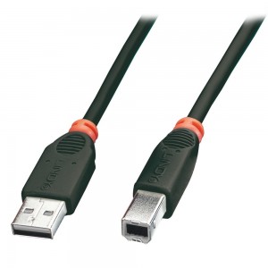 CABO USB2.0 A  B 1.0m PRETO LINDY 41742