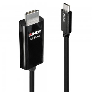 CABO USB TYPE-C  HDMI 4K 60HZ 1.0m LINDY 43261