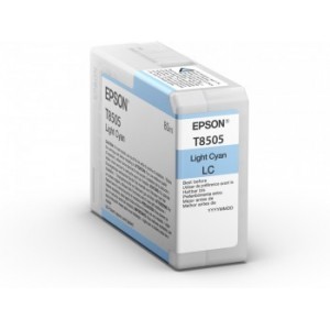 Epson Singlepack Light Cyan T850500 UltraChrome HD ink 80ml SC-P800 - C13T850500