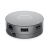 Dell Mobile Adapter DA310 - Estação de engate - USB-C - VGA, HDMI, DP, USB-C - GigE