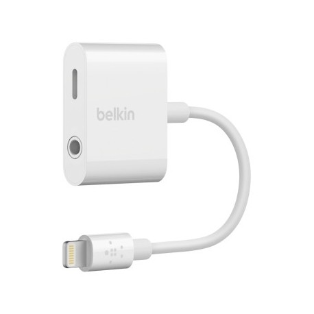 Belkin 3.5 mm Audio + Charge RockStar - Adaptador Lightning para tomada de auscultadores   adaptador de carregador