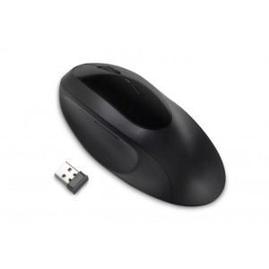 Kensington Pro Fit Ergo Wireless Mouse - Rato - ergonómico - 5 botões - sem fios - 2.4 GHz - receptor sem fio USB