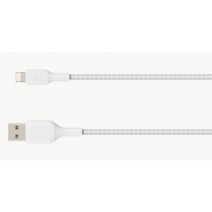 Belkin BOOST CHARGE - Cabo Lightning - Lightning macho para USB macho - 1 m - branco - para Apple iPad iPhone iPod (Lightning)