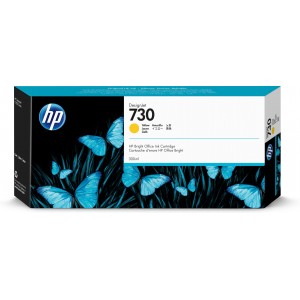 HP 730 300-ml Yellow Ink Cartridge - P2V70A