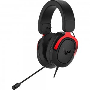 Asus TUF Gaming H3 Red is a gaming headset for PC, PS4, Xbox One, and Nintendo Switch that features lightweight design