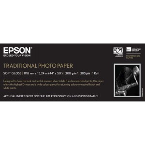 Epson Traditional Photo Paper 44'' x 15m - C13S045056