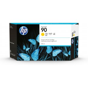 HP No. 90 Yellow Ink Cartridge (400 ml)  - C5065A