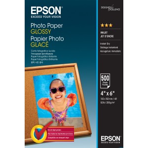 Epson Photo Paper 10 x 15cm (4x6), 500 sheet - C13S042549