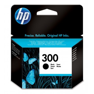 HP 300 Black Ink Cartridge with Vivera Ink - CC640EE-ABE