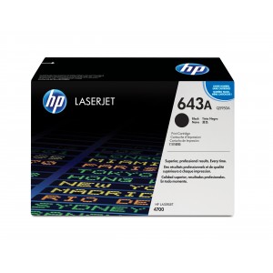 HP Color LaserJet Q5950A Black Print Cartridge for CLJ 4700, up to 11,000 pages -