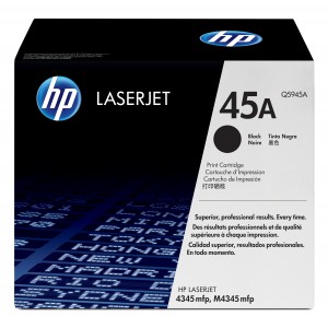 HP LaserJet 4345mfp Smart Print Cartridge, black (up to 18,000 pages) - Q5945A
