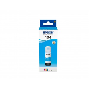 Epson 104 EcoTank Cyan ink bottle - C13T00P240