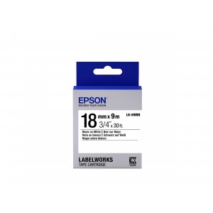 Epson Fita Padrão - LK-5WBN Std Blk Wht 18 9 - C53S655006