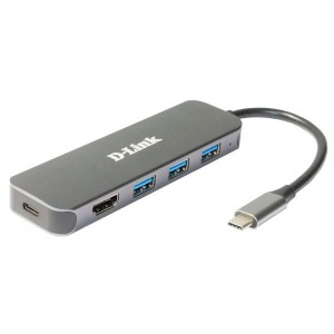 D-link 5-in-1 USB-C Hub with HDMI Power Delivery - DUB-2333