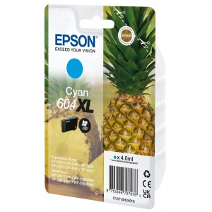 Epson Singlepack Cyan 604XL Ink - C13T10H24020