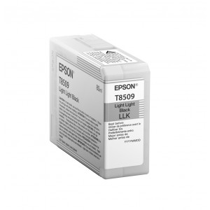 Epson Singlepack Light Light Black T850900 UltraChrome HD ink 80ml SC-P800 - C13T850900