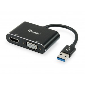 Equip USB 3.0 to HDMI VGA Adapter - 133386