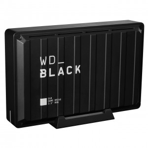 WD_BLACK D10 Game Drive WDBA3P0080HBK - Disco rígido - 8 TB - externa (portátil) - USB 3.2 Gen 1 - 7200 rpm - preto