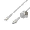 Belkin BOOST CHARGE - Cabo Lightning - USB-C macho para Lightning macho - 2 m - branco - para Apple iPad iPhone iPod (Lightning)
