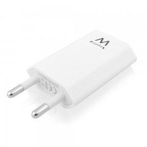 EWENT USB AC charger, 1 port, 1A (5W), white - EW1222