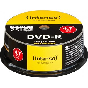 DVD-R INTENSO 4.7GB PACK 10 UN. 16X