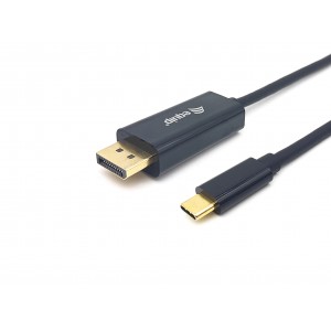 Equip USB-C to DisplayPort Cable, M M, 1.0m, 4K 60Hz, ABS Shell - 133426