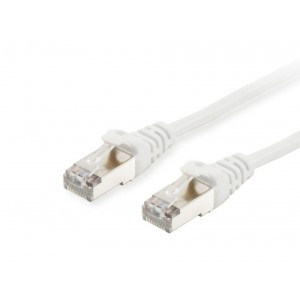Equip Cat.6A S FTP Patch Cable, 2.0m, White - 606004