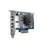 QNAP QXG-10G2T-X710 - Adaptador de rede - PCIe 3.0 x4 baixo perfil - 10Gb Ethernet x 2 - para QNAP QSW-1208-8C, QSW-M2108-2C