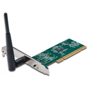 DIGITUS Wireless 150N PCI adapter, 150Mbps IEEE 802.11n, Ralink 3060 1T/1R