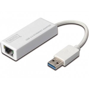 USB 3.0 to Gigabit Ethernet Adapter USB-A Male, 10/100/1000 Mbps, USB 3.0, XP, Vista,7,8, Mac OS X, Linux